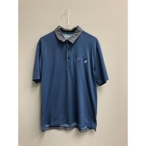 Southern Wesleyan Univ Nike Golf Tour Performance Dri FIt medium Blue/chambray